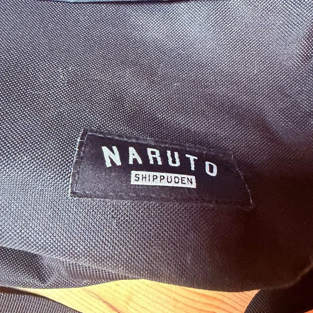 Naruto Shippuden Kakashi Hatake Backpack Black Anime Graphic School Bag backpack